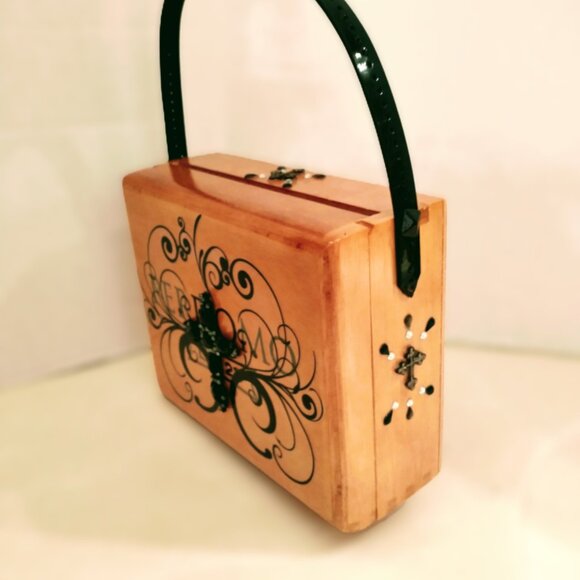 Suenos de Saundra Upcycled Collection, Perdomo Cigar Box Purse - Picture 10 of 15